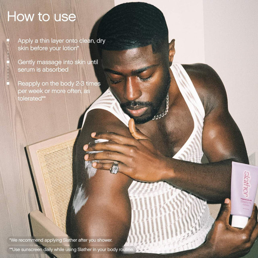 Suero Exfoliante Slather Topicals Body Serum