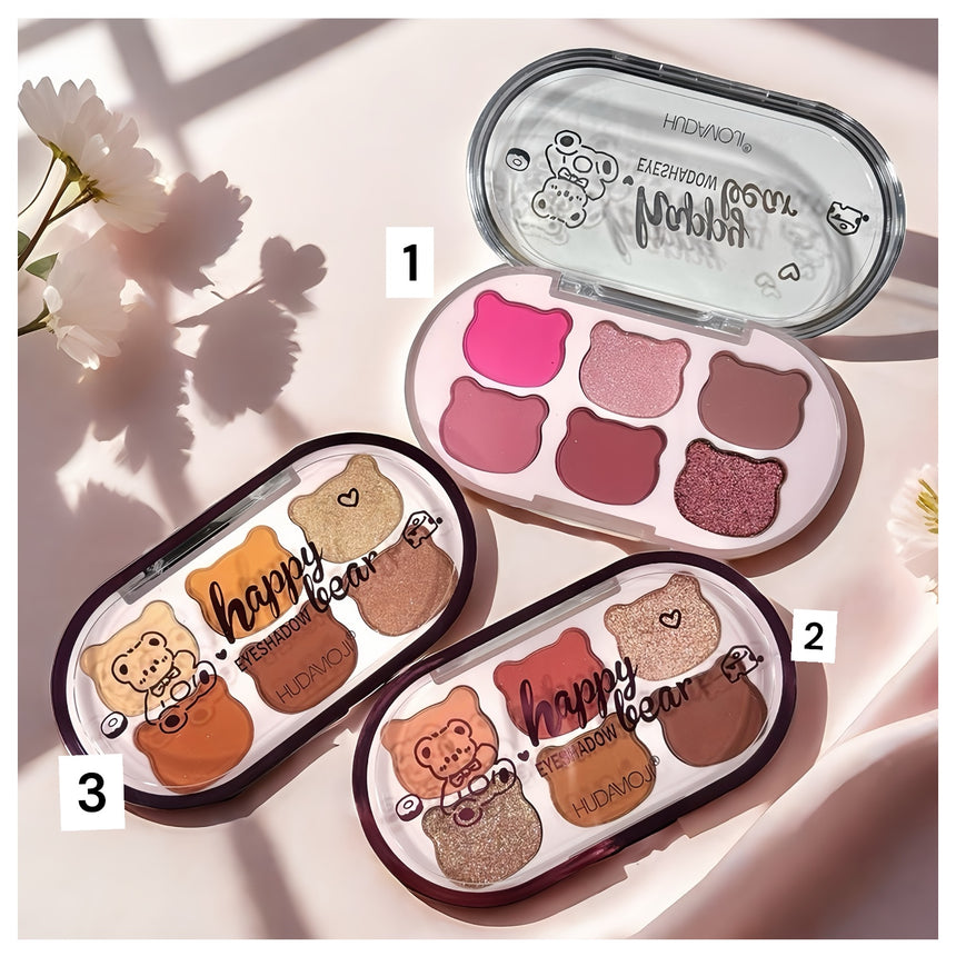 Paleta de Sombras Hudamoji Happy Eyeshadow Bear