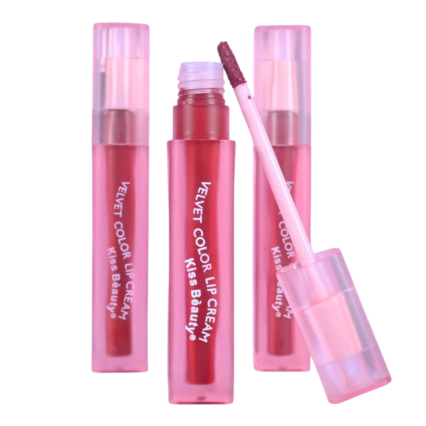 Labial en Crema Kiss Beauty Velvet Color Lip Cream