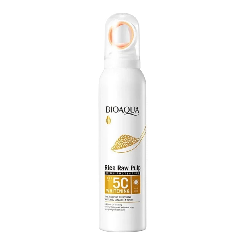 Protector Solar en Spray Bioaqua Rice Raw Pulp 50Spf 150ml