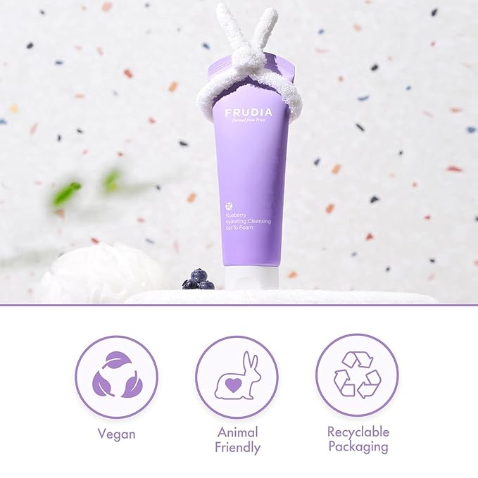 Limpiador en Gel Coreano y Vegano Frudia Hydrating Cleansing Gel to Foam 145ml