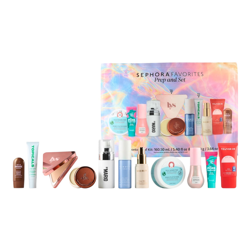 Kit de Maquillaje Sephora Prep & Set Makeup and Skincare