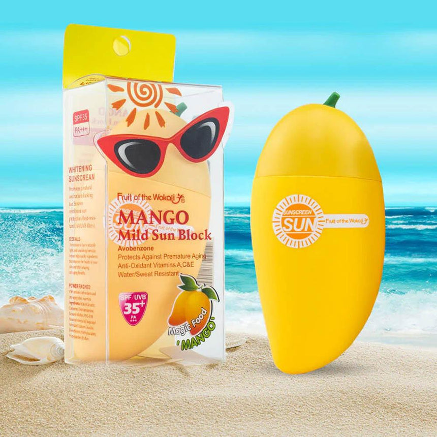 Protector Solar de Mango Fruit of the Wokali Mango Mild Sun Block 45ml