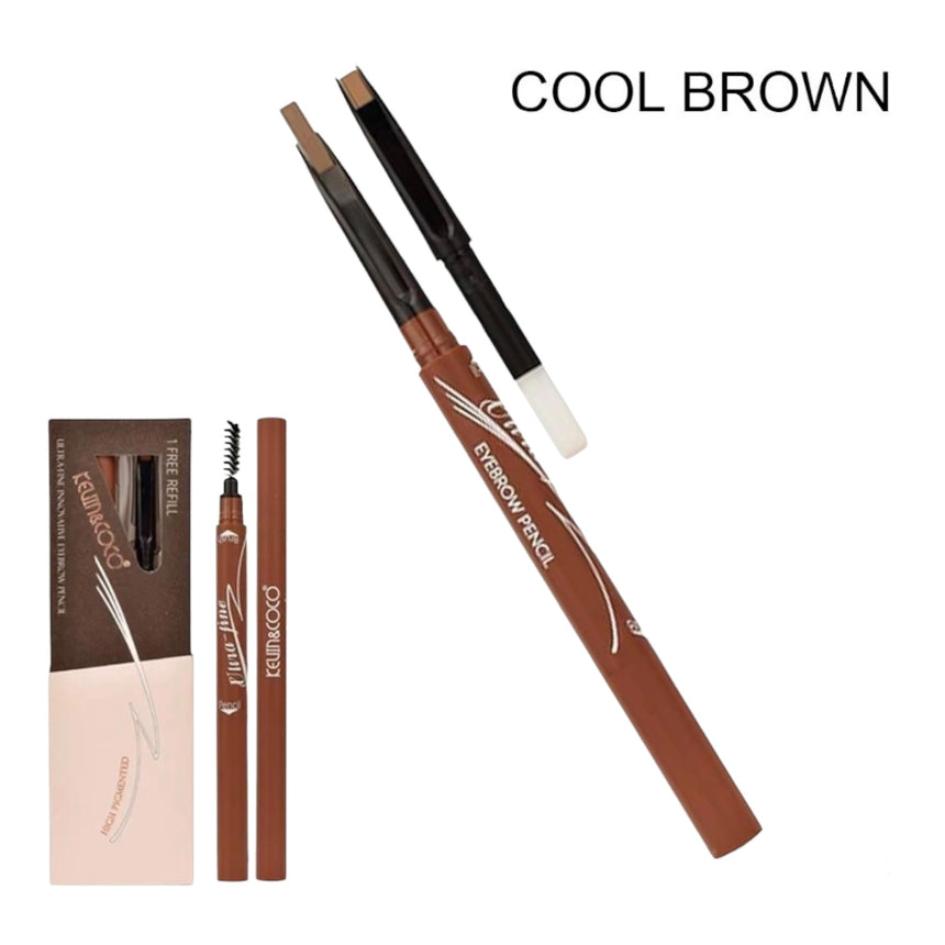 Lápiz de Cejas con Repuesto Kevin & Coco Ultra Fine Eyebrow Pencil