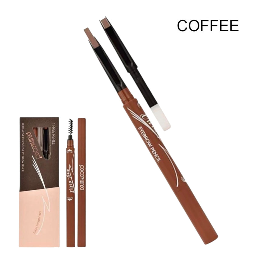Lápiz de Cejas con Repuesto Kevin & Coco Ultra Fine Eyebrow Pencil