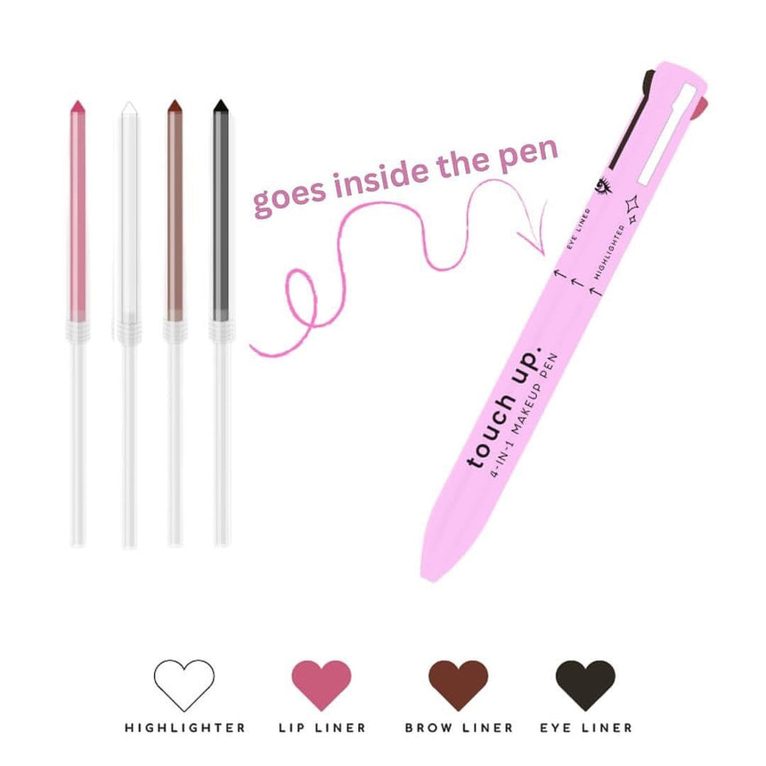 Lápiz Delineador Multi Uso Hudamoji 4 in 1 Makeup Pen