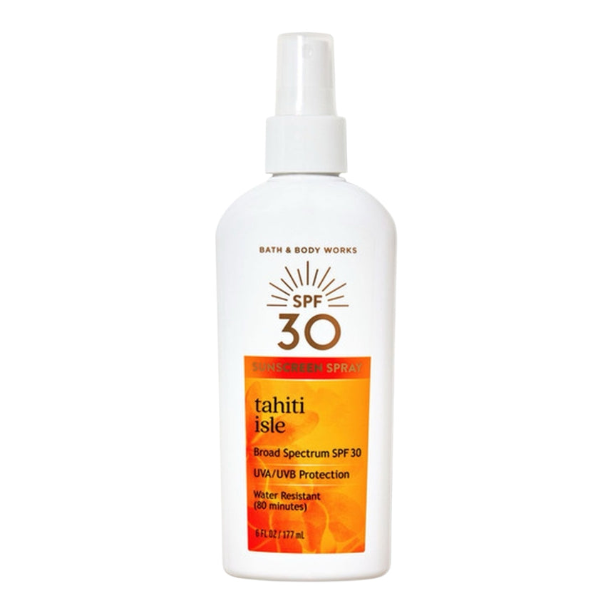 Protector en Spray Bath & Body Tahiti Isle  Sunscreen Spray 30spf 177ml