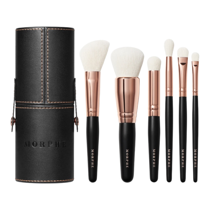 Kit de Brochas Morphe Rosé Away 6 Piece Travel Brush Set