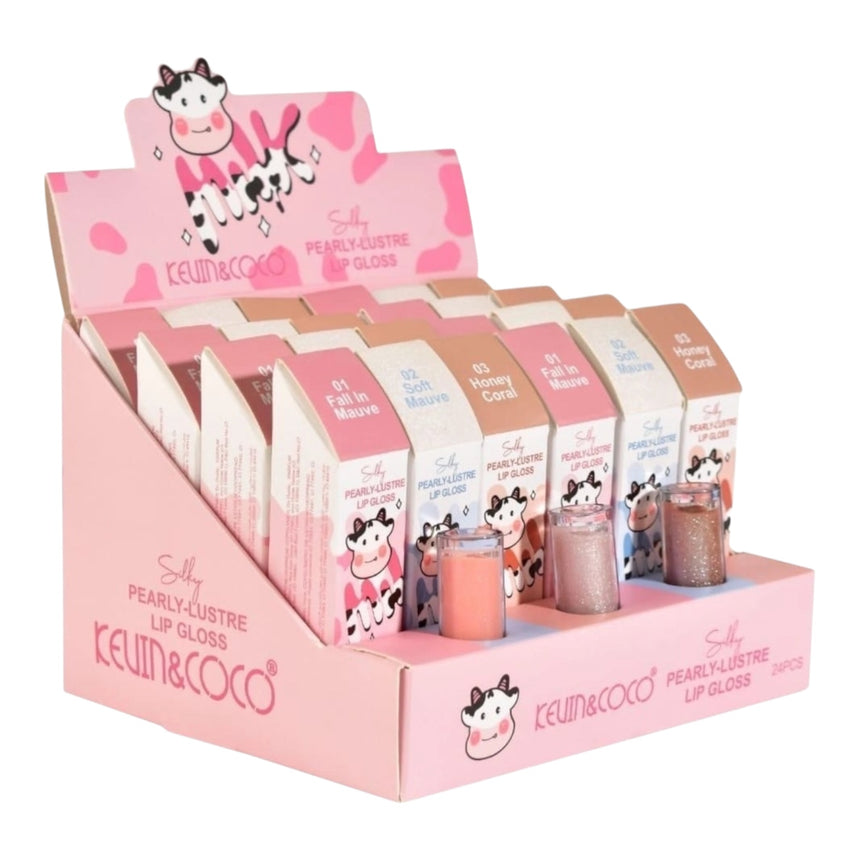 Brillos Labiales Vaca Kevin & Coco Silky Perly Lustre Lip Gloss