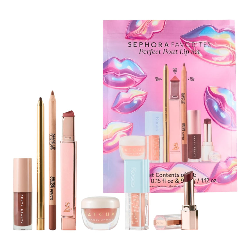 Kit de Labios Sephora Favorites Perfect Pout Makeup Lip Value Set