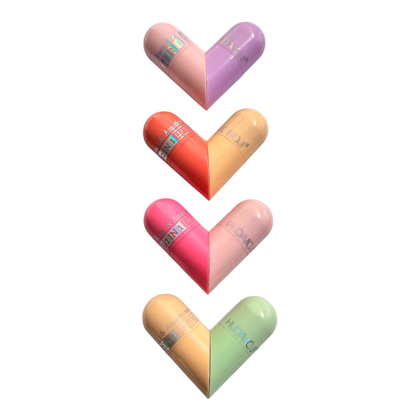 Labiales Hudamoji Roses & Amativeness 2 in 1 Lip Stick