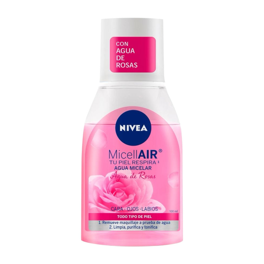 Agua Miscelar de Rosas Nivea Micellair 100ml