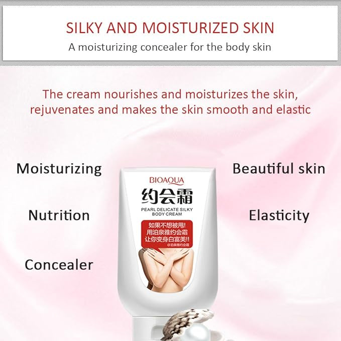 Crema Aclarante de Cuerpo Bioaqua Pearly Delicate Silky Body Cream