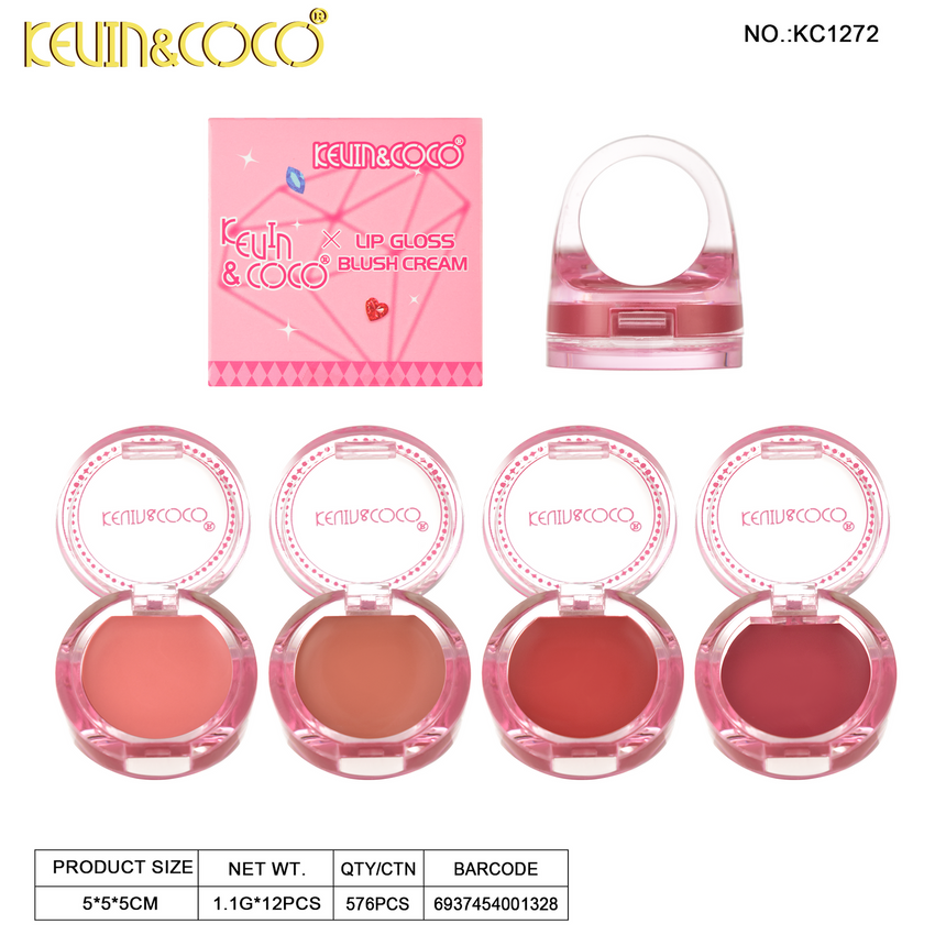 Rubor en Forma de Anillo merry me Kevin & Coco Lip Gloss Blush Cream