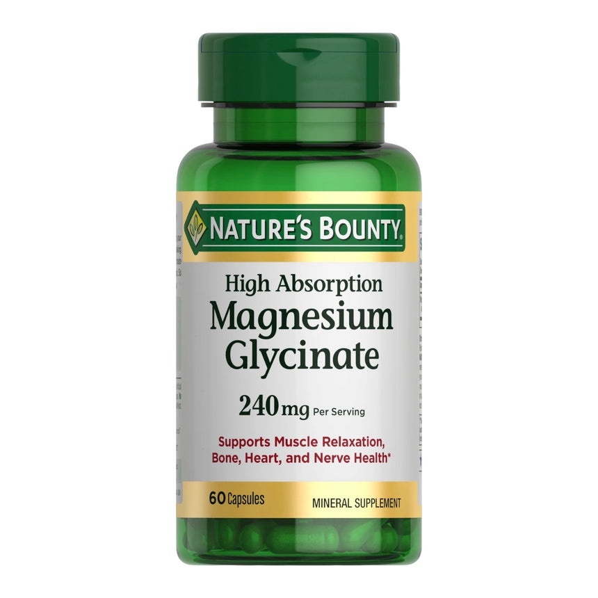 Tabletas de Magnesio Nature’s Bounty Magnesium Glycinate 60uni