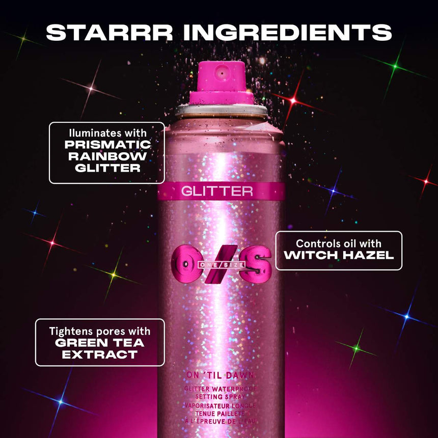 Spray fijador de Maquillaje One Size by Patrick Starrr On 'Til Dawn Glitter Waterproof Setting Spray