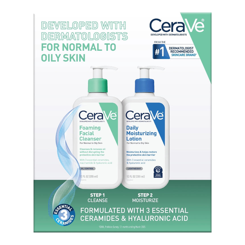 Dúo Facial para Pieles Mixtas y Grasas Cerave Duo For Normal to Oily Skin