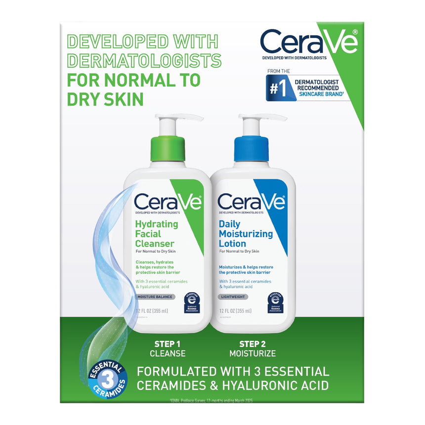 Dúo Facial para Pieles Mixtas y Secas Cerave Duo For Normal to Dry Skin