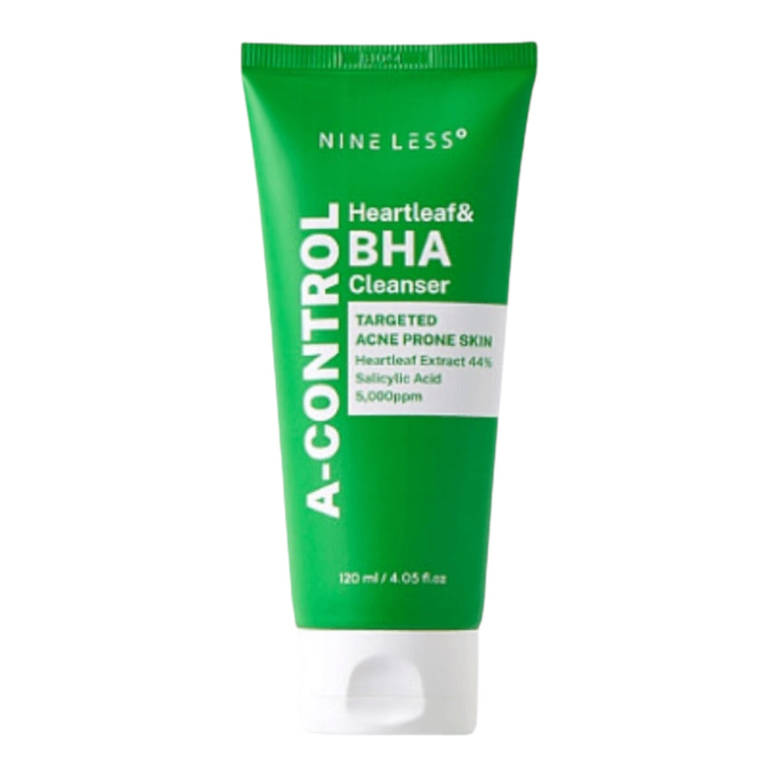 Limpiador Heartleaf & BHA Foam de Nineless 120ml