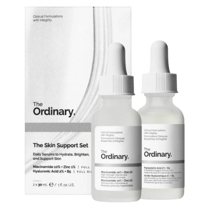 Kit The Skin Support Set Duo Niacinamida & Ácido Hialurónico 30ml