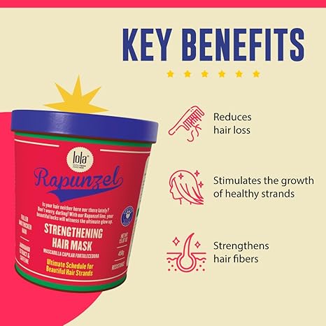 Mascarilla Fortificante Lola Cosmetics Rapunzel Strengthening Hair Mask 450g