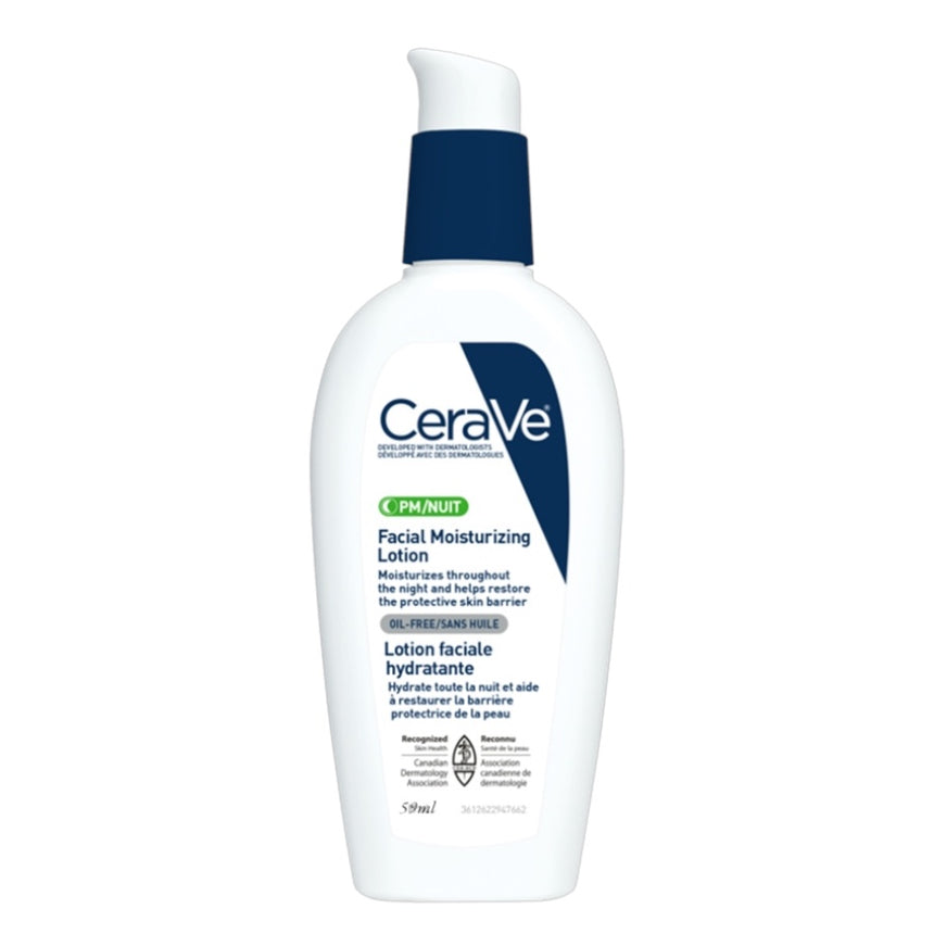 Loción Facial Humectante Cerave Facial Pm Moisturizing Lotion 59ml