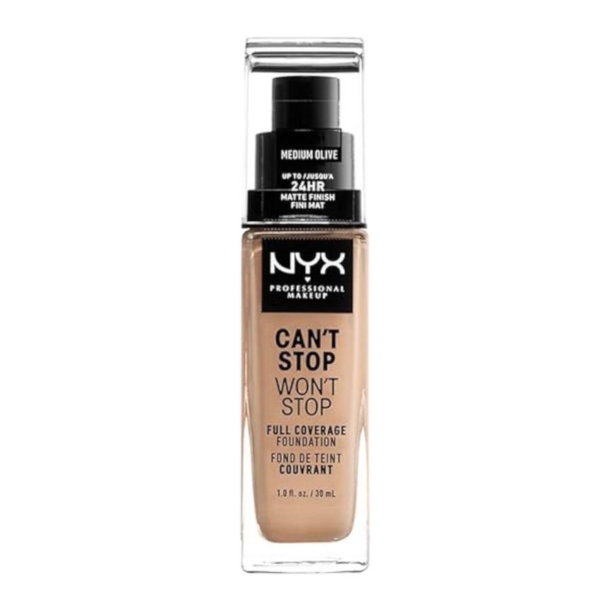 Base de Maquillaje Nyx Can’t Stop Won’t Stop Coverage Foundation