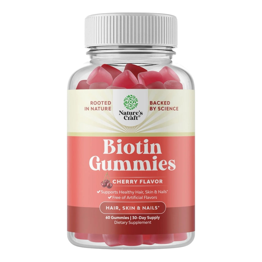 Gomitas de Biotina Nature’s Craft Biotin Gummies 60g