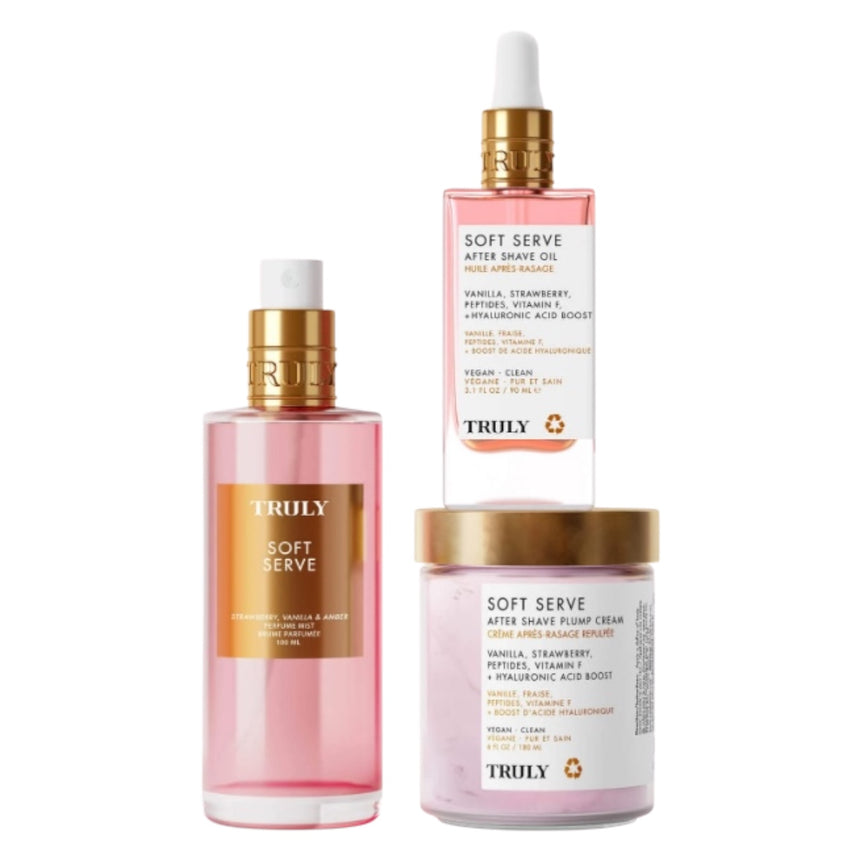 Kit de Cuidado Corporal Truly Soft Serve Luxury Trio