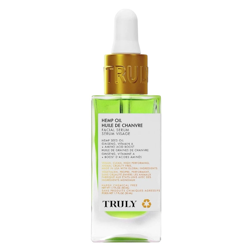 Serum Facial Truly Hemp Seed Oil Facial Serum