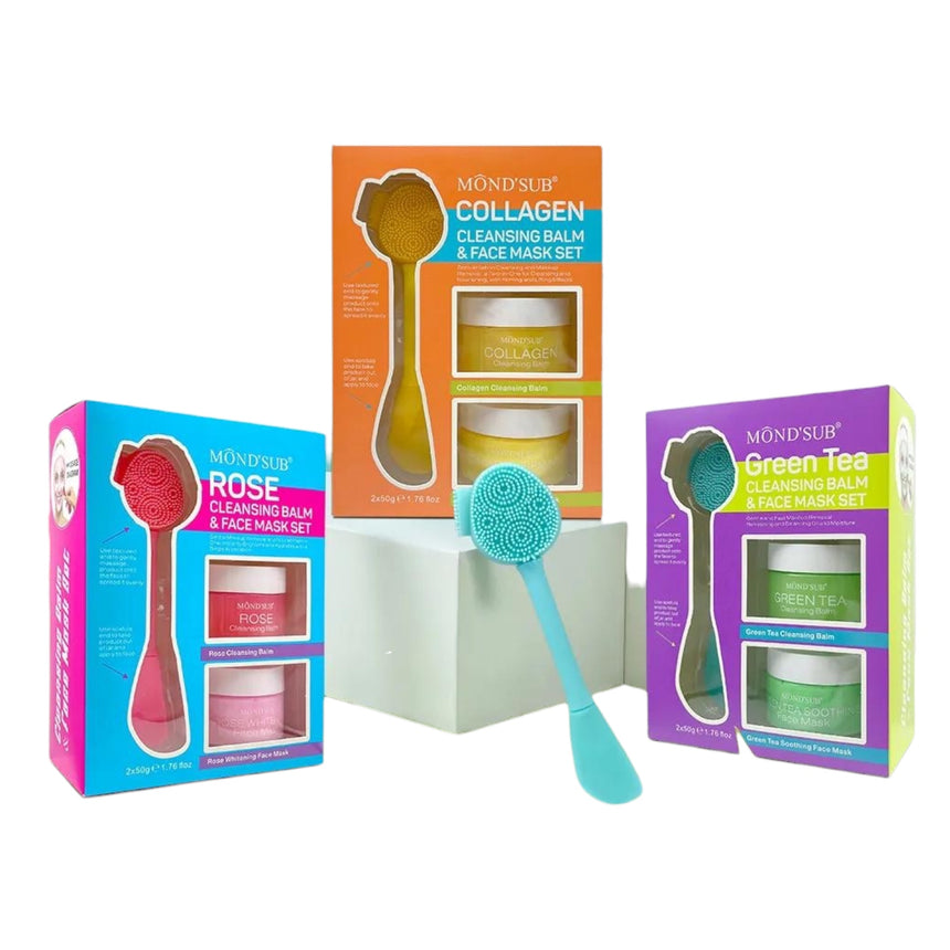 Set de Skincare Mondsub Rose Cleansing Balm & Face Mask