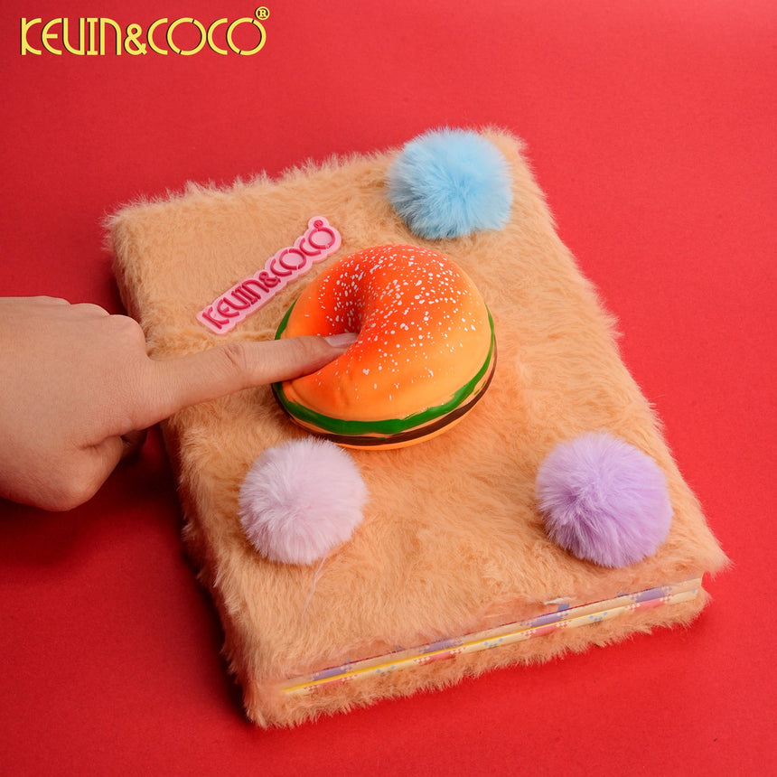 Paleta de Sombras con Squishy de Estrés Kevin & Coco Burguer Plush Palette