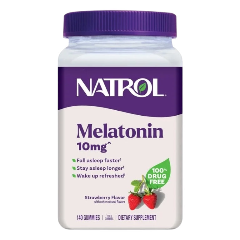 Gomitas para Dormir de Melatonina Natrol Melatonin Sleep 10mg 140uni