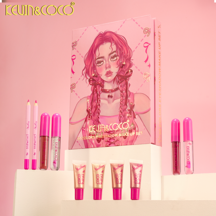 Al por Mayor Kit de Maquillaje Kevin & Coco Strawberry Sanctuary