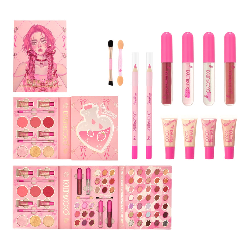 Al por Mayor Kit de Maquillaje Kevin & Coco Strawberry Sanctuary