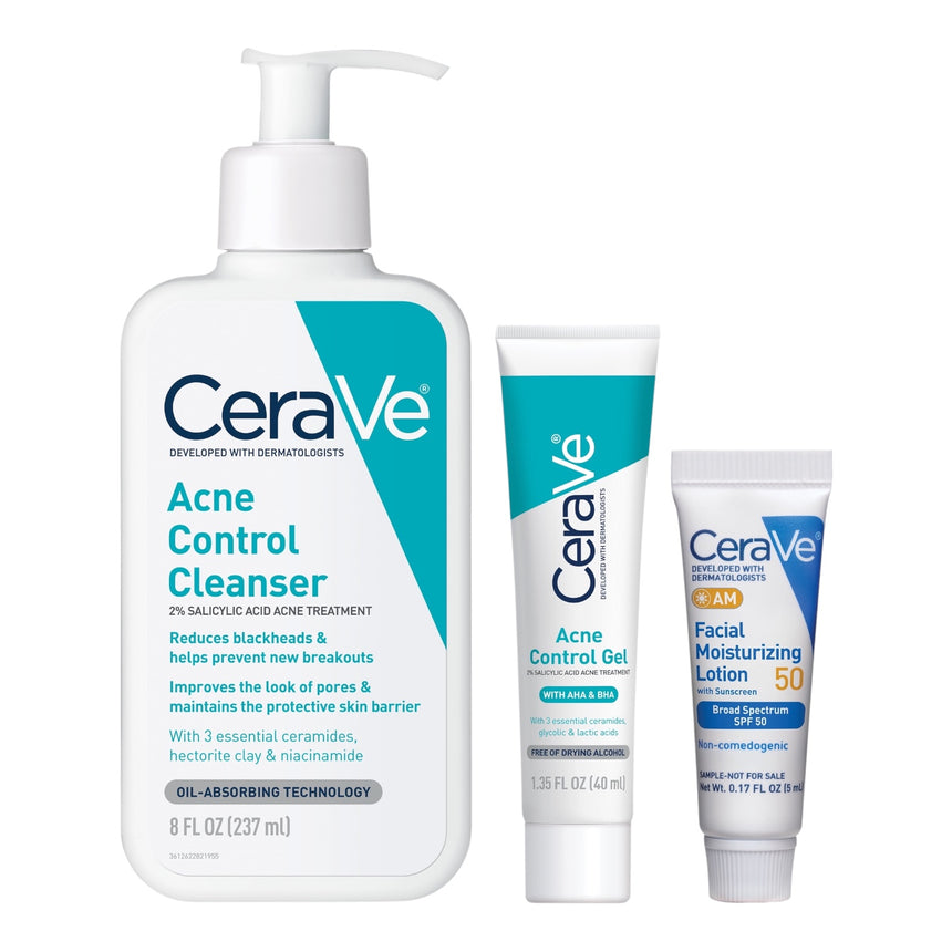 Kit para Pieles con Acné Cerave Developed With Dermatologists For Acne Prone Skin
