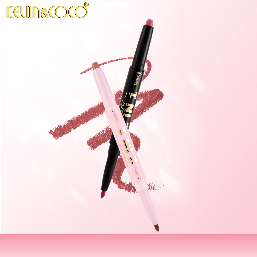 Al por Mayor Dúo de Labios Kevin & Coco 2 en 1 Lipsticky Lip Liner