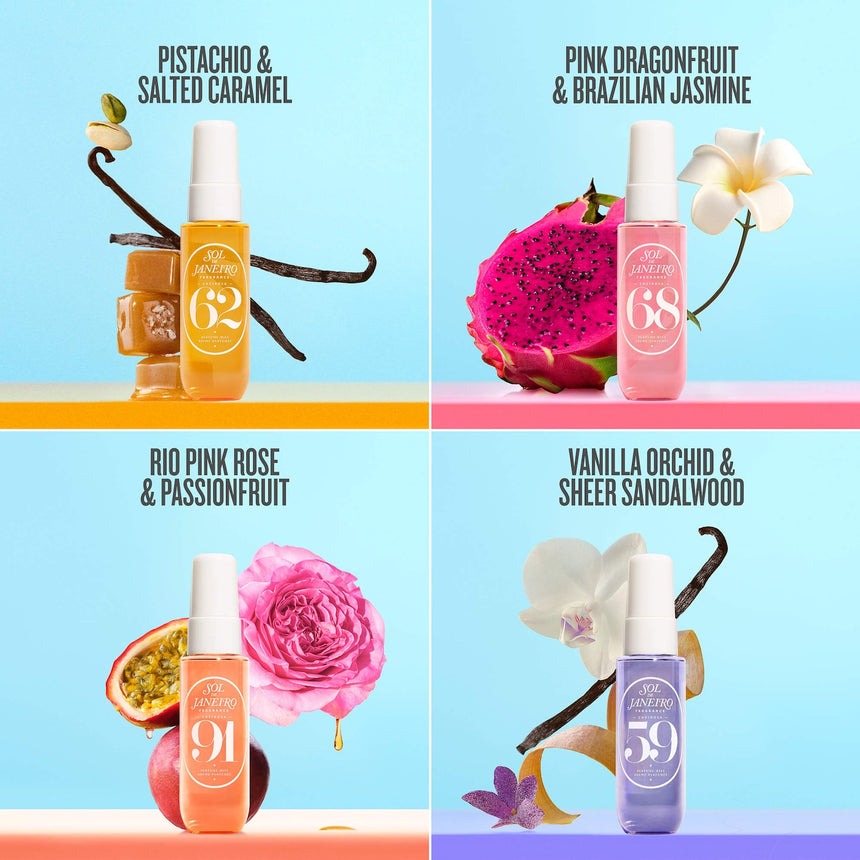 Kit de Perfumes Sol de Janeiro Cheirosa Perfume Mist Discovery Gift Set