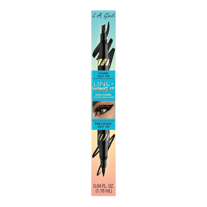 Delineador de Ojos L.A. Girl Delineador Dual Line + Wing It