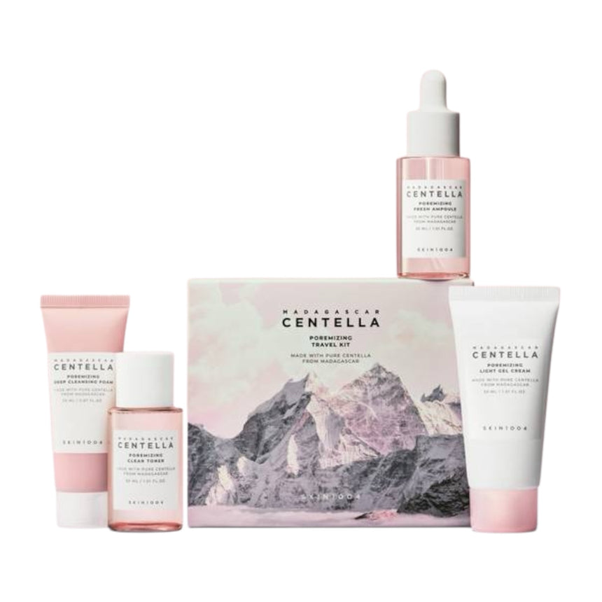Kit de Poros Skin 1004 Madagascar Centella Poremizing Travel Kit