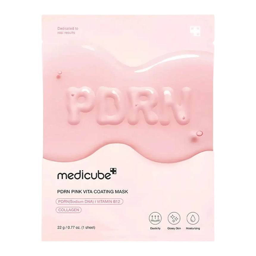 Mascarilla Facial Medicube Pdrn Pink Vita Coating Mask