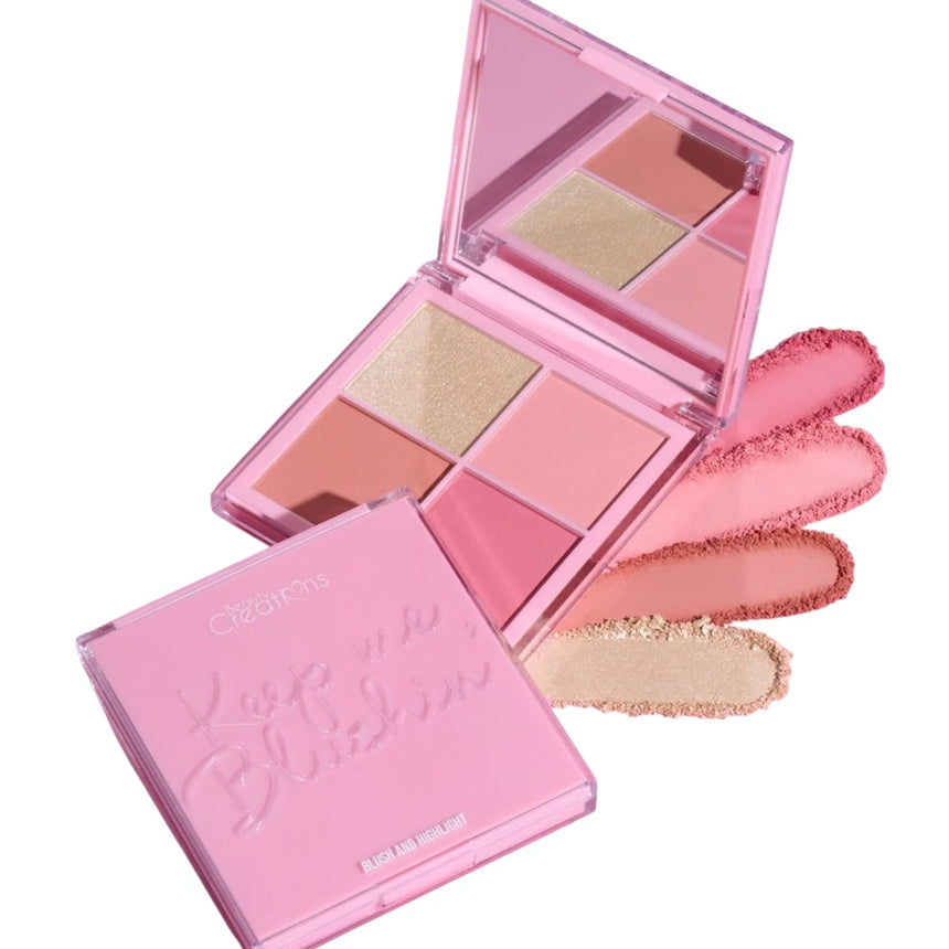 Rubor e Iluminador Beauty Creations Keep Me Blushing Blush and Highlight