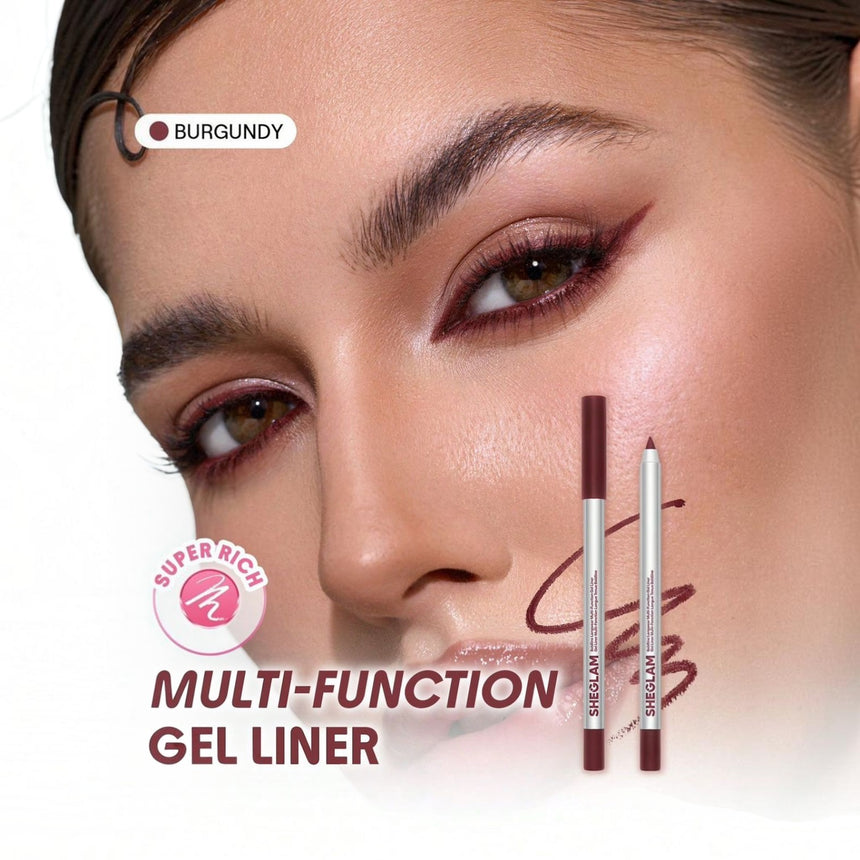 Delineador en Gel Sheglam Boldline Burgundy