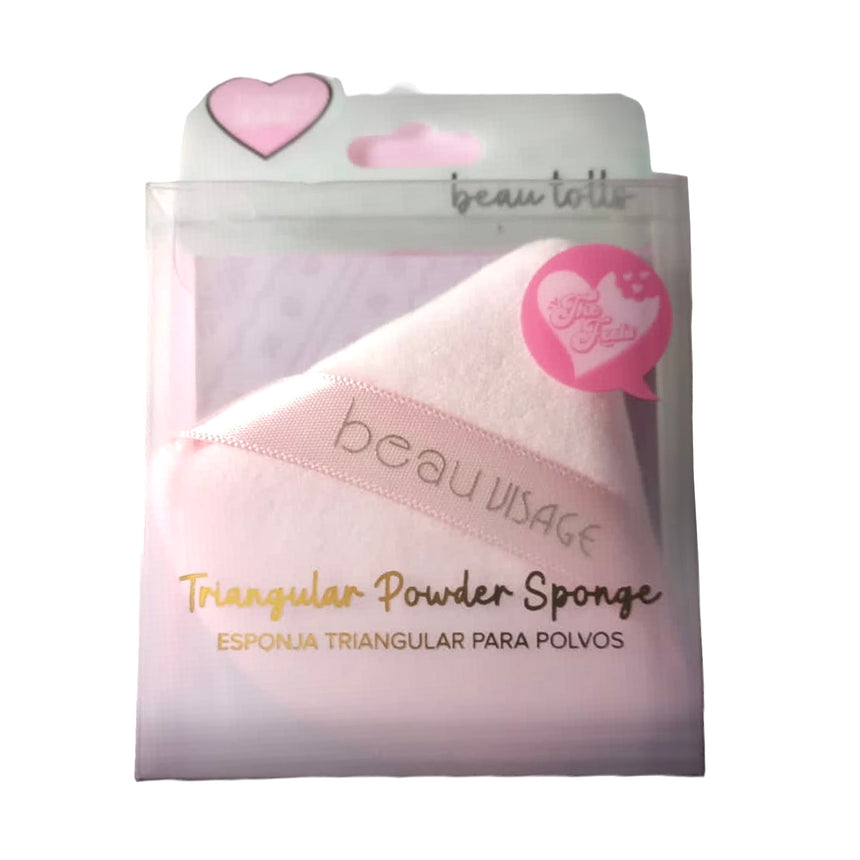 Borla para Maquillaje Beau Visage Triangle Powder Sponge