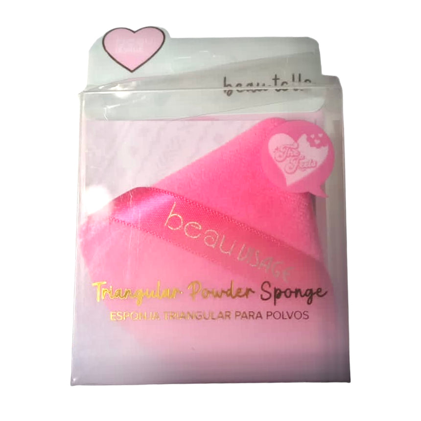 Borla para Maquillaje Beau Visage Triangle Powder Sponge