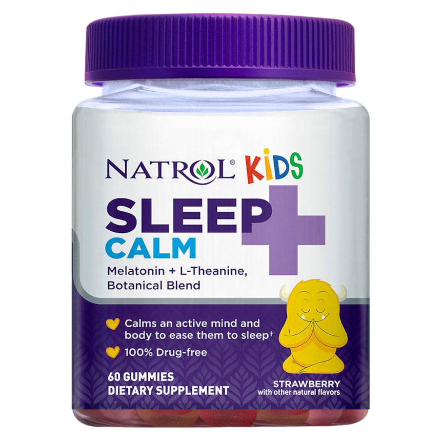 Gomitas de Melatonina para Calmar y Dormir para Niños Natrol Kids Melatonin Sleep Calm 60uni