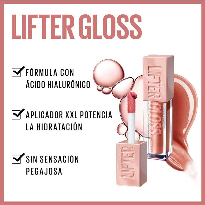 Lipgloss con Ácido Hialurónico Maybelline Lifter Gloss