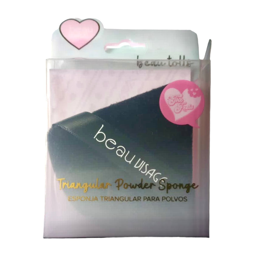 Borla para Maquillaje Beau Visage Triangle Powder Sponge