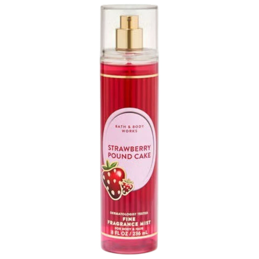 Bruma Corporal Bath & Body Works Strawberry Pound Cake Fragance Mist 236ml