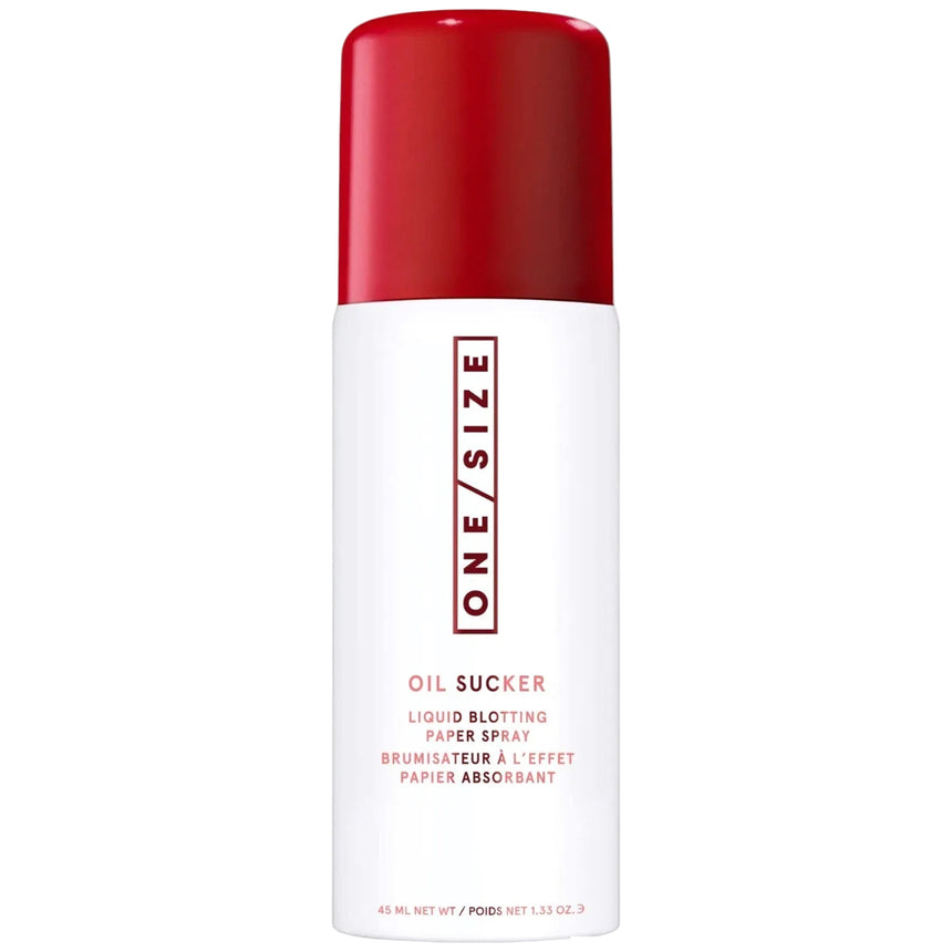 Spray de Papel Secante  Absorbente de Grasa One Size Oil Sucker Liquid Blotting Paper Touch Up Spray 45ml